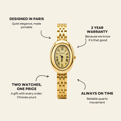 Opéra Watch Gold | Caliarue