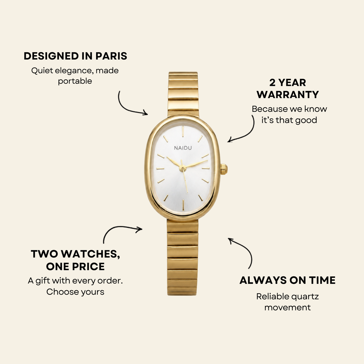 Le Marais Watch Moonlight | Caliarue