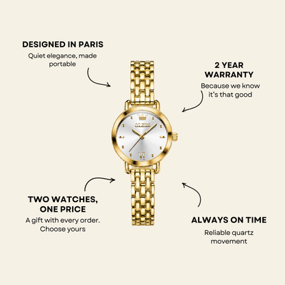 Vendôme Watch Onyx | Caliarue