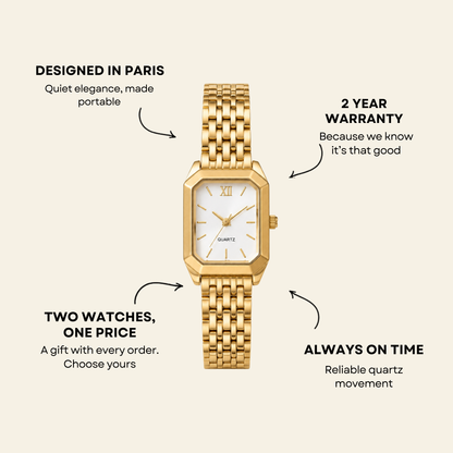 Le Marais Watch Gold | Caliarue